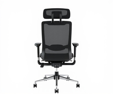 Modern ergonomic office chair in black