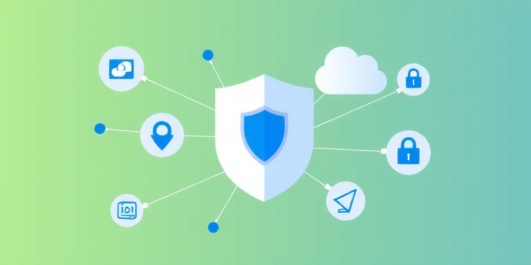 Data security concept illustration