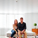 Emma and David R. in their Modern Furniture Design bedroom
