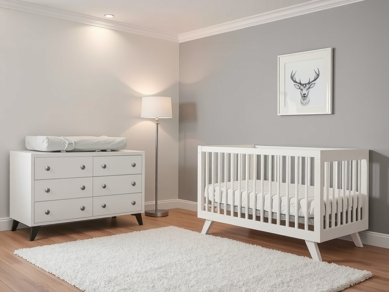 Lisa's nursery with Modern Furniture Design pieces